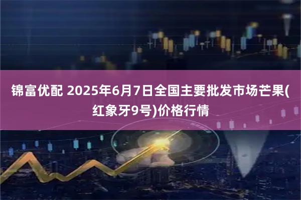 锦富优配 2025年6月7日全国主要批发市场芒果(红象牙9号)价格行情
